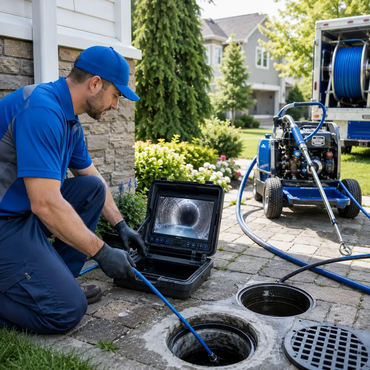 Outdoor drain cleaning professionals serving Evanston, IL
