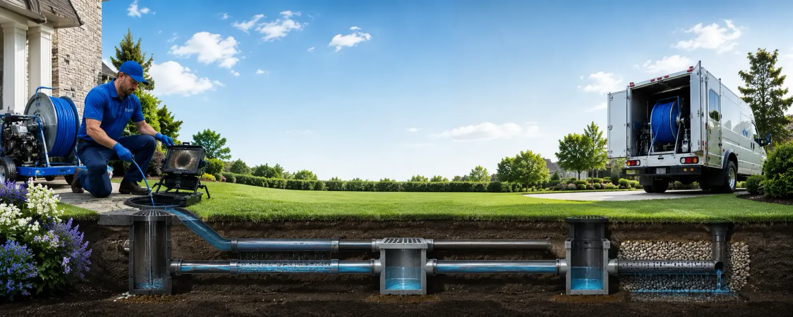 Outdoor drain cleaning information for Evanston, IL